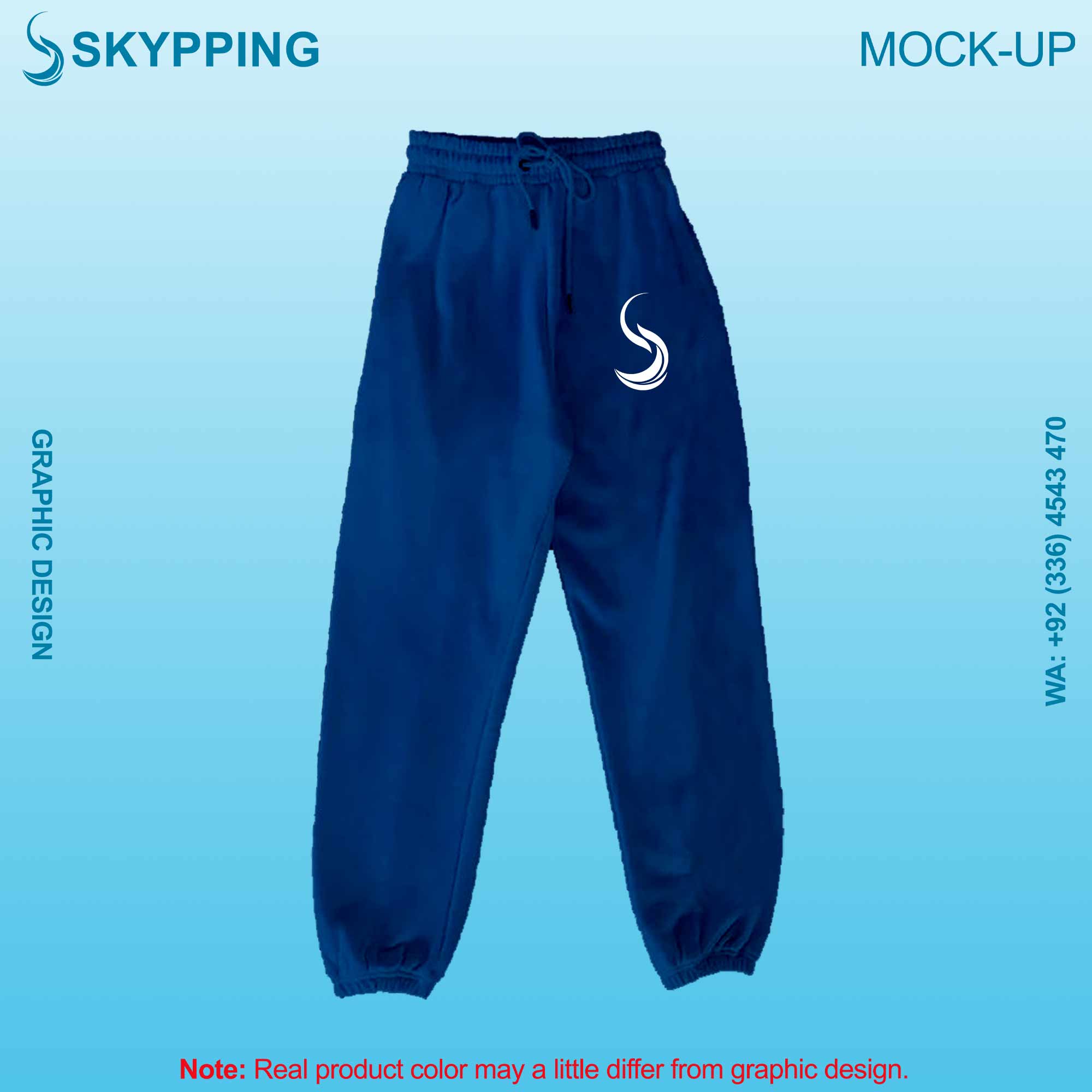 Sweatpant with Side Pocket and Closed Bottom